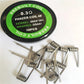 10pcs/box Prebuilt Panzer Coils 0.25Ω/0.3Ω 10Pcs - 24GA/26GA*3 + 32GA A1 Heating Wire, Tight/Loose Wound DIY Heating Elements