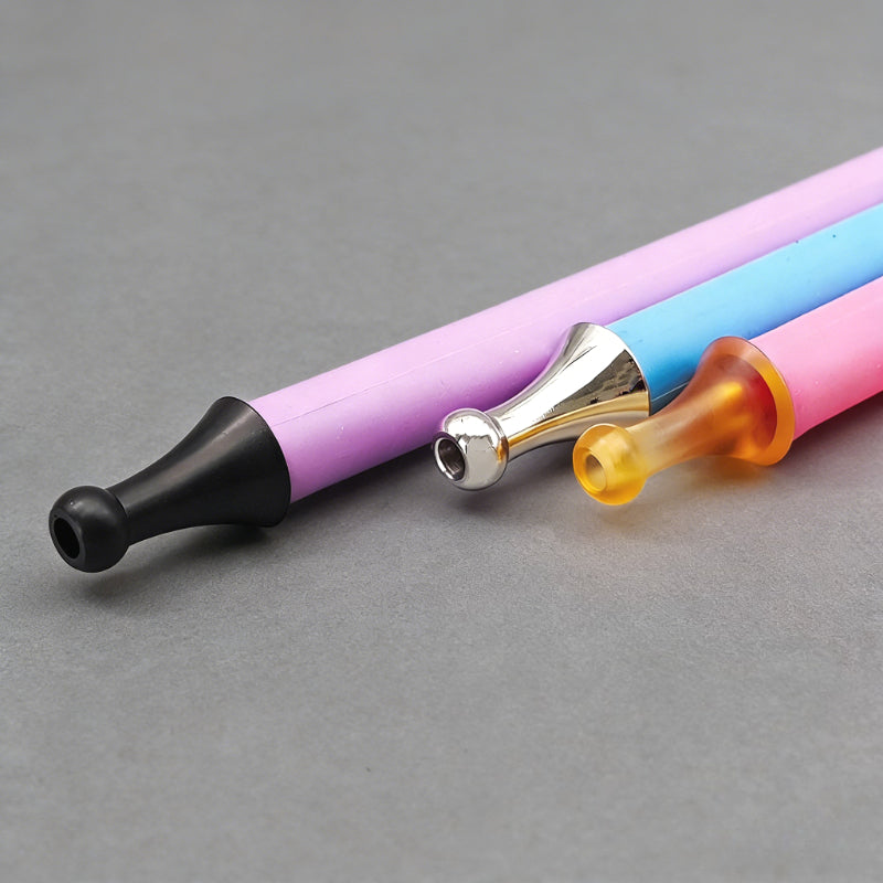 1PC 510 STRAW JOINT Round Ball Top Stainless Steel Plastic Anti-scald Mouthpiece Straw Joint