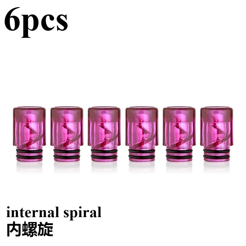 6PCS 510 810 Internal Spiral Plastic Straw Joint