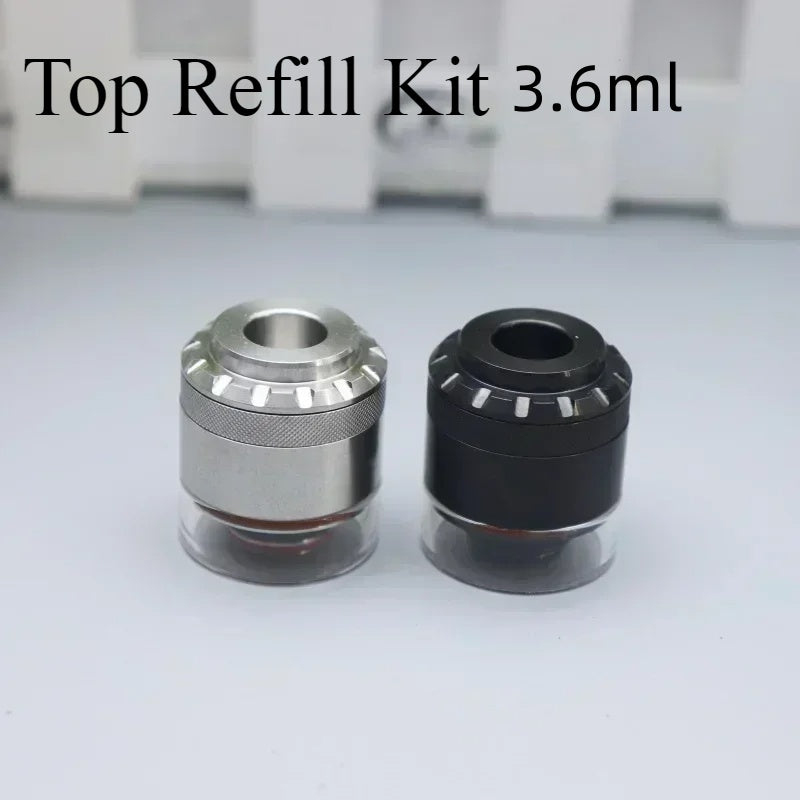 BI2HOP H9ADD1.3ml Stainless Steel joint Extension Kitfor MTL 2ml 4ml/Top Refill Kit with GLASS 3.6ml/Half combi tank for mtl 4ml