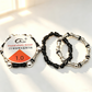 Metal Tube Bead Bracelet, Stainless Steel Black Silver Spacer Beads, DIY Handmade Jewelry Accessories for Bracelet Necklace Making.