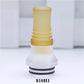 1PC 510 810 9holes Shunt anti-spitting oil Stainless Steel Plastic Combination Straw Joint