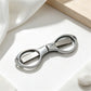 1PC Mini Eyeglass Shaped Folding Pocket Scissors, Portable Travel Small Scissors for DIY Sewing Thread Cutting & Craft Supplies