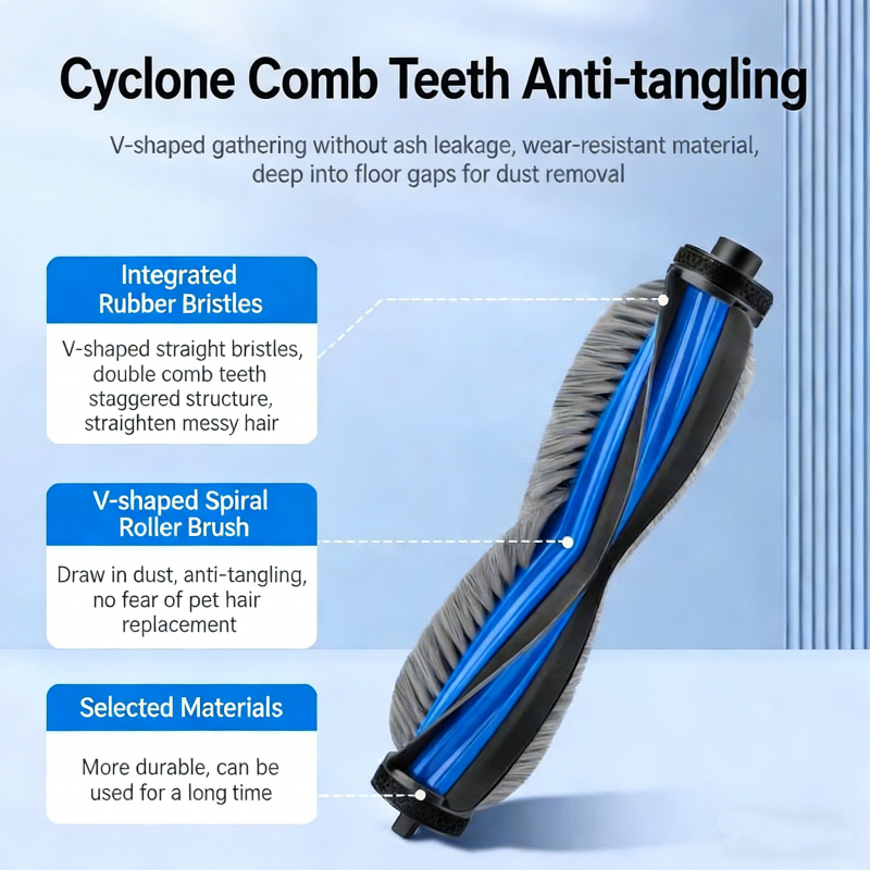 Compatible for Ecovacs X11 / X11 PRO / T80S Robot Vacuum Cleaner Main Brush Side Brush Roller Mop Cloth Filter Dust Bag