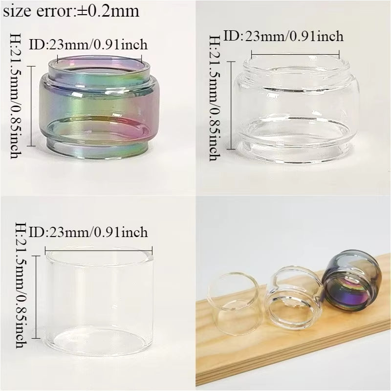 1set 3in1 Glass Tube for Zeus Dual X mesh RTA zx Ⅱ RTA Aegis Legend 2 L200 S100 Aegis Max Aegis Legend with zeus Sub Ohm Thank