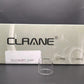 Clrane OD21mm Straight Clear Tube Tubular Glass Stand Decorative Display Base