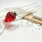 Straw Joint Thick Wall Borosilicate Glass Straw Joint OD25 OD25.5 Straight Hollow Drinking Glass Tube DIY Replacement Accessory.