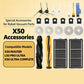Compatible with Dreame Robot Vacuum Accessories: Main & Side Brushes for X50 Pro / X50 Master / L50 Pro Ultra Consumables