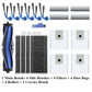 Compatible for Ecovacs T80 Consumables Robot Vacuum Cleaner Parts Roller Brush Side Brush Mop Cloth Filter Cleaning Solution Dust Bag