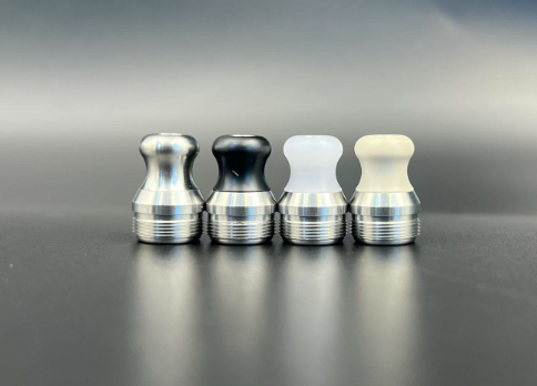 DDSX 1PC Billet Box BB /510 Sparrow Stainless Steel Plastic POM PEI Quick-Release Drip Tip Random Color