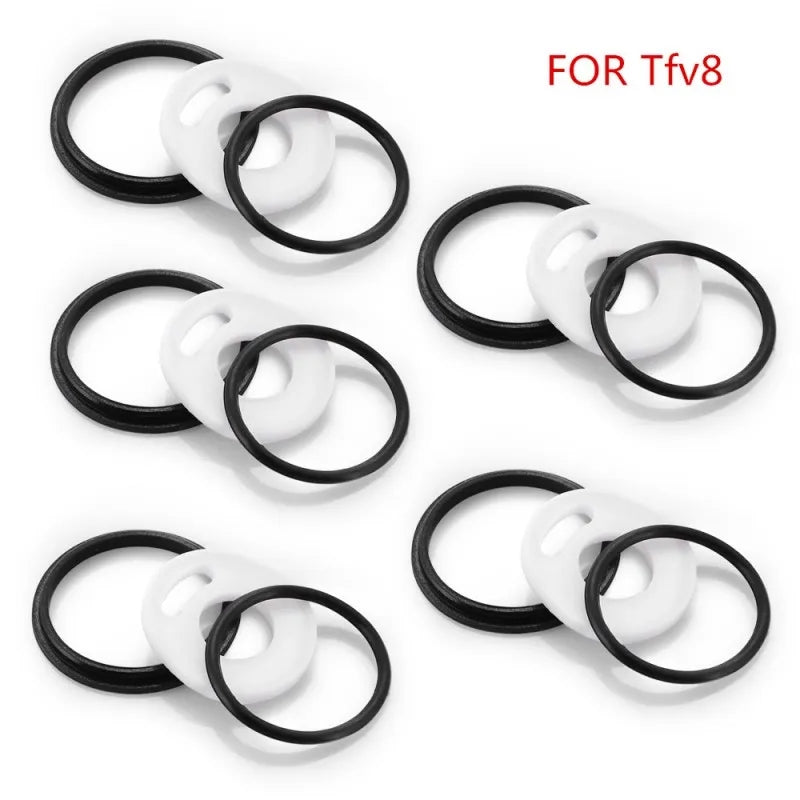 Straw Joint Rubber Sillicone Sealing Rings for TFV8 / TFV8 Baby / TFV12 Baby Prince / TFV12 Prince / TFV16 / Stick V9 Accessories 1Pack