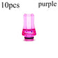 10PCS 510 Flat Mouth Plastic Acrylic Straw Joint
