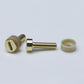 1Kit Fasteners Bolts 510 Pin Copper Center Screw with PEEK Insulating Cap for ZX MESH BISHOP BI2HOP Kuma Dead Rabbit 4 Ripley