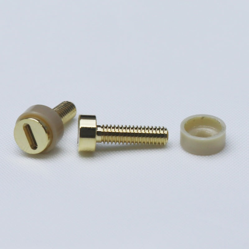 1Kit Fasteners Bolts 510 Pin Copper Center Screw with PEEK Insulating Cap for ZX MESH BISHOP BI2HOP Kuma Dead Rabbit 4 Ripley