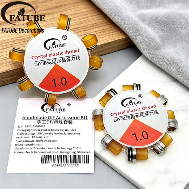PEI material loose beads, heat-resistant and wear-resistant, handmade DIY bracelet beads and accessories.
