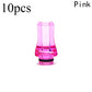 10PCS 510 Flat Mouth Plastic Acrylic Straw Joint