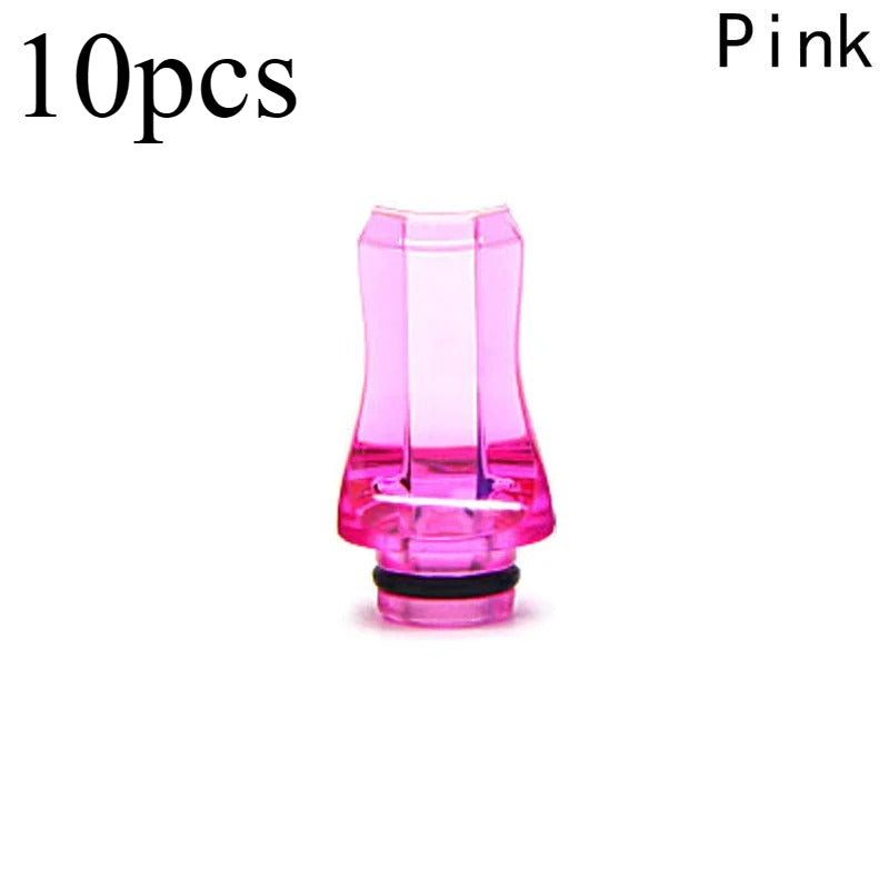 10PCS 510 Flat Mouth Plastic Acrylic Straw Joint