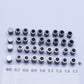 BI2HOP Stainless Steel Air pin Intake screw 1 pair（2PCS）Airflow Control Screws
