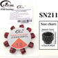 Mixed Color Crack Texture Resin Spacer Beads Set Handmade Jewelry Bracelet Accessories Material.