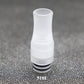 1PC 510 810 9holes Shunt anti-spitting oil Stainless Steel Plastic Combination Straw Joint