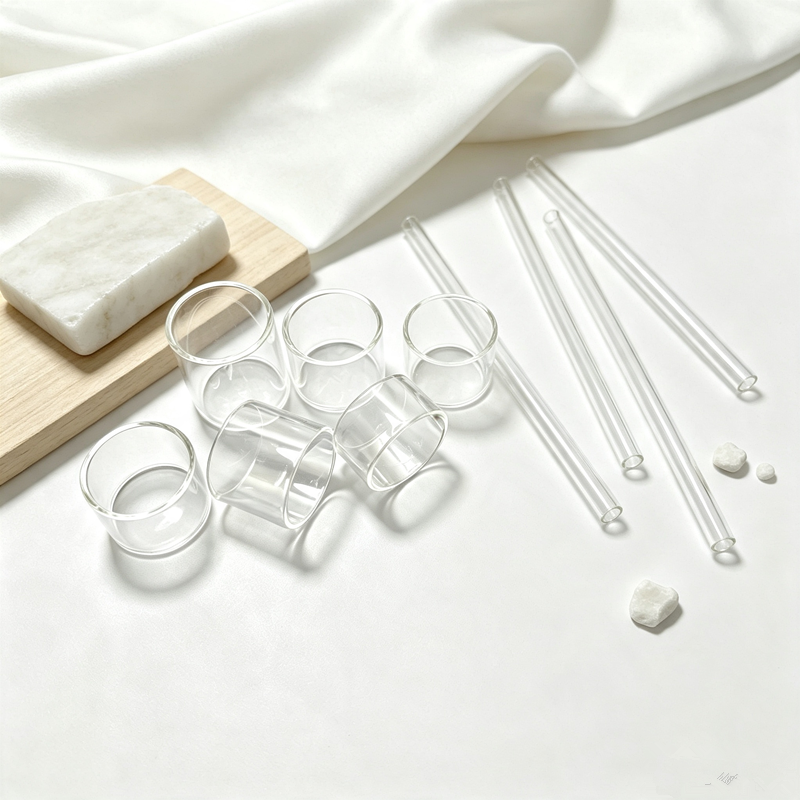Straw Joint Borosilicate Glass Straw Joint OD26 OD27 OD28 OD29 OD30 Straight Hollow Drinking Glass Tube DIY Replacement Accessory
