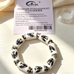 1.0mm Crystal Elastic Thread Beading Kit, Printed Ceramic Tube Beads and Stainless Steel Spacers, DIY Handmade Bracelet Necklace Jewelry Making Supplies