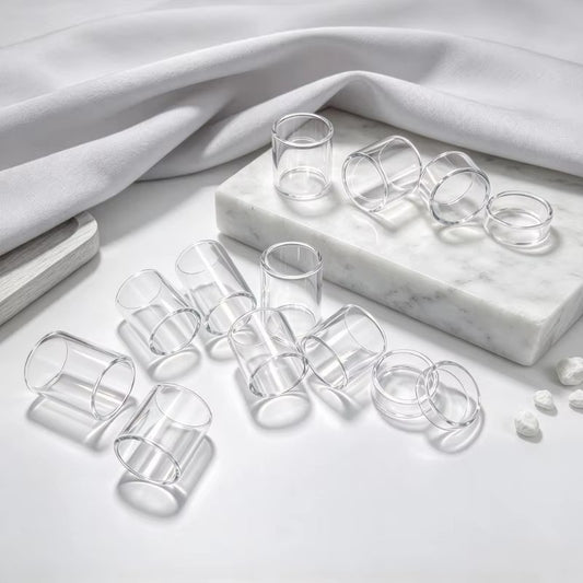 20PCS Glass Tube for Kayfun V3 mini/Kayfun V4/Kayfun V5/Kayfun Prime/CP V1.2/CP2/CP3/Manta RTA/Manta MTL/Manta Subohm/Reload 24/Reload 26/Reload MTL/Reload S/Owl/Owl Pro/Ohmega/Ohmega Nano/Ohmega V2/Mad Hatter RDTA/Dominator/Dark Mesh