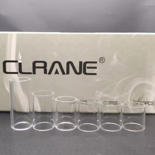 Clrane OD16mm Straight Clear Tube Tubular Glass Stand Decorative Display Base