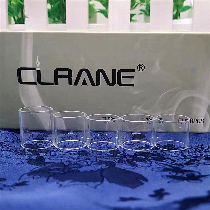 Clrane OD20mm Straight Clear Tube Tubular Glass Stand Decorative Display Base