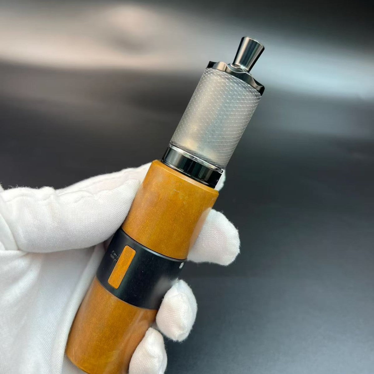 DDSX Plastic Embossed Transparent Translucent Black Straight Tube for Diplomat RDL mtl Device