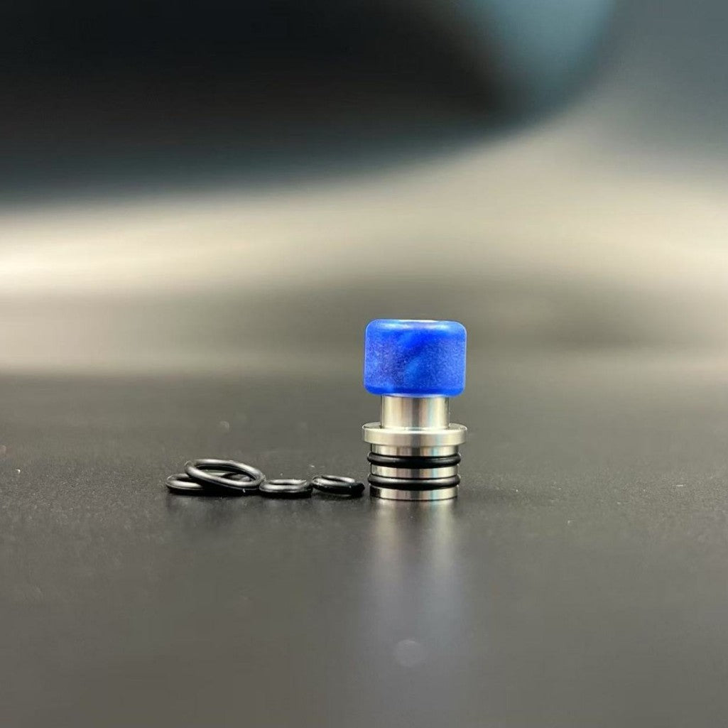 DDSX New 510 Series Drip Tip Dragon Scale Design Stainless Steel Resin Mouthpiece