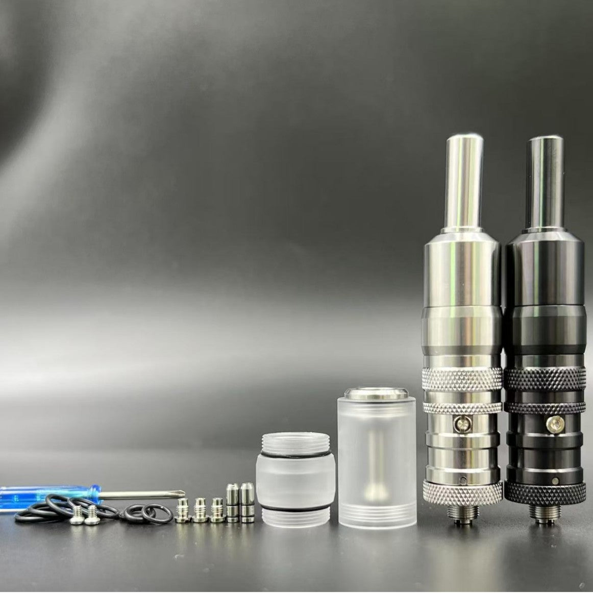DDSX Flash Mini 316 Stainless Steel Rebuildable Tank Atomizer Diameter17mm 510 thread connection.