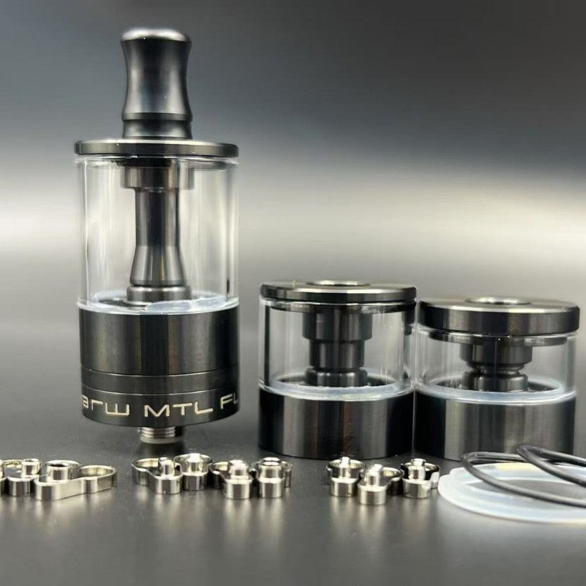 DDSX Dvarw MTL FL 22 Stainless Steel RTA with 11 Pieces of AFC Inserts