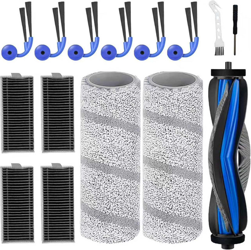 Dust Bags Hepa Filters Main Roller Brushes Side Brushes Accessories Kit Compatible for ECOVACS DEEBOT X11 / X11 Pro / T80s