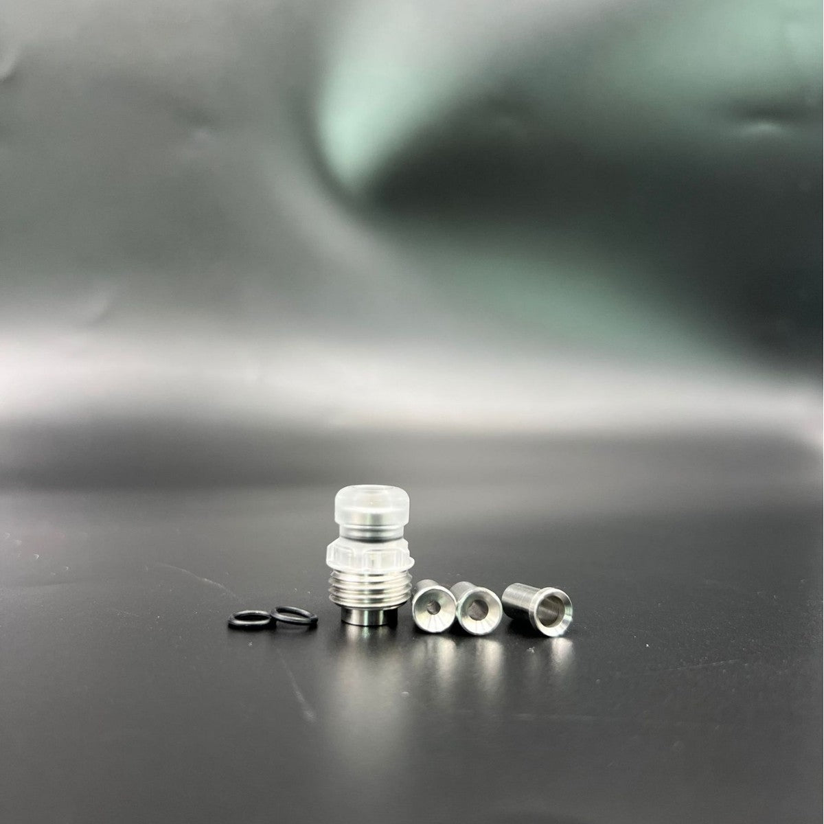 DDSX Mission Button Quick-Release Drip Tip Stainless Steel Plastic PEI PEEK Heat Insulation with Plug Mouthpiece