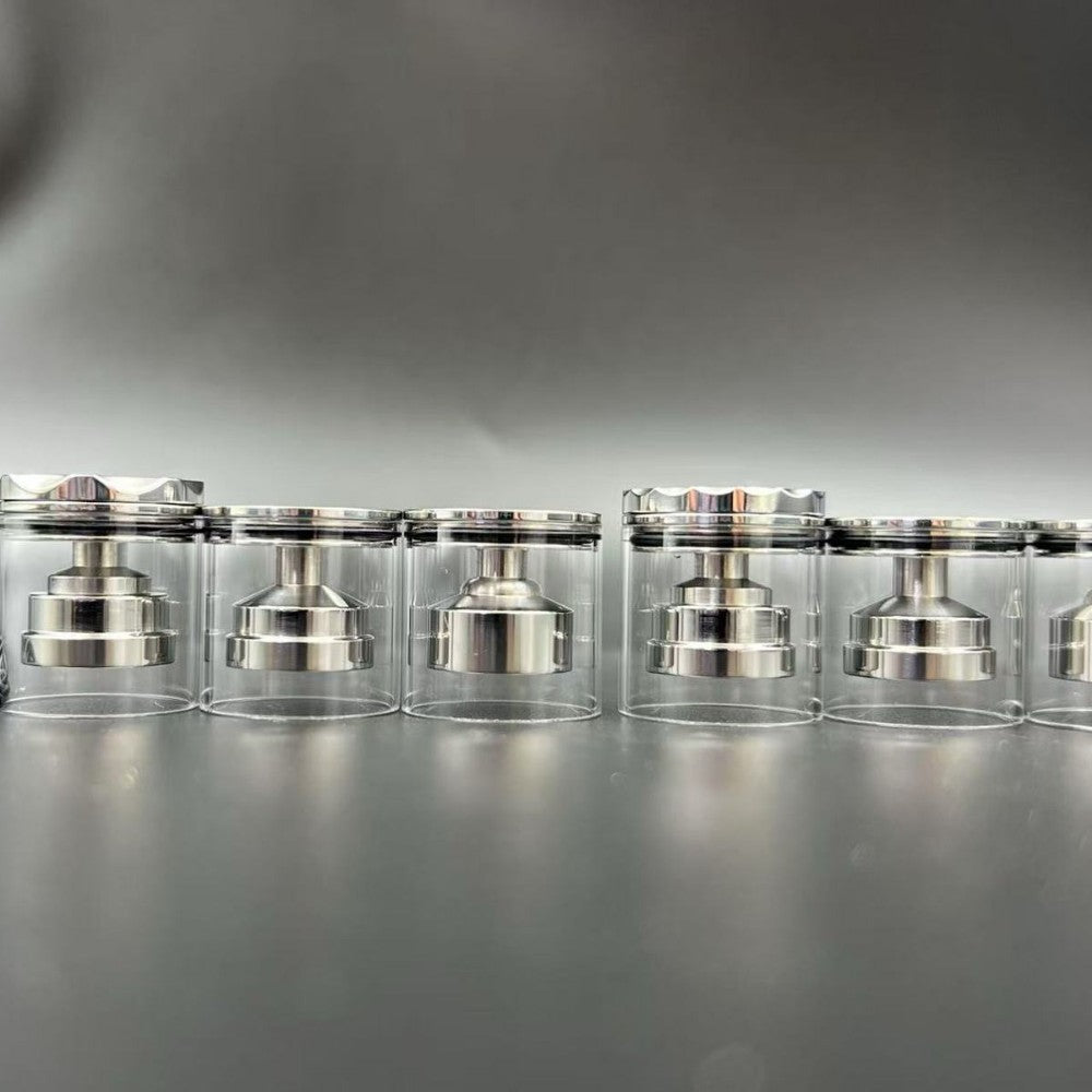 DDSX 316 Polished Stainless Steel Diplomat RDL/MTL Top-Fill Short Tank with 3 Chambers, 1 Short Tube &1 Top Cap