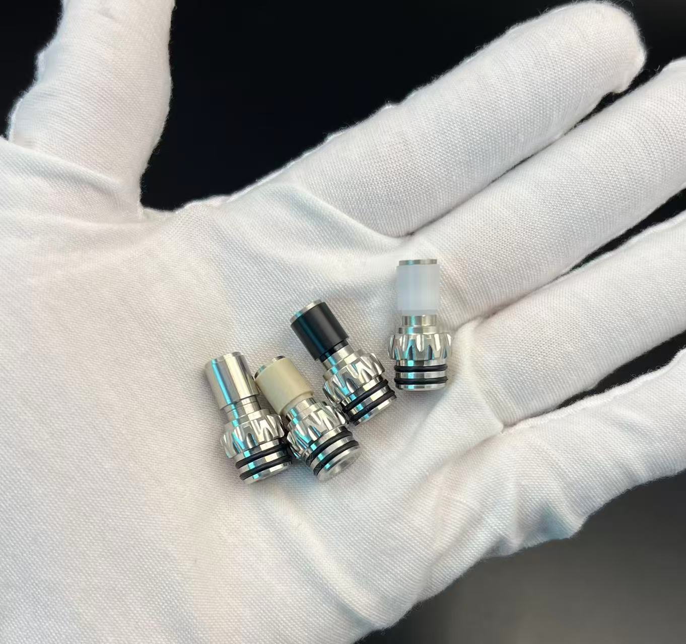 DDSX 510 Hammer Shaped Drip Tip Stainless Steel POM PEEK ID2.8mm Anti-Condensation Mouthpiece