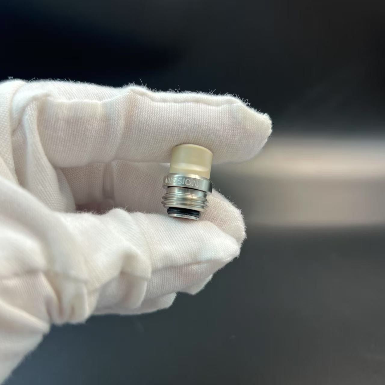 DDSX Mission Series Quick-Release Drip Tip 316 Stainless Steel Plastic PEEK Mouthpiece