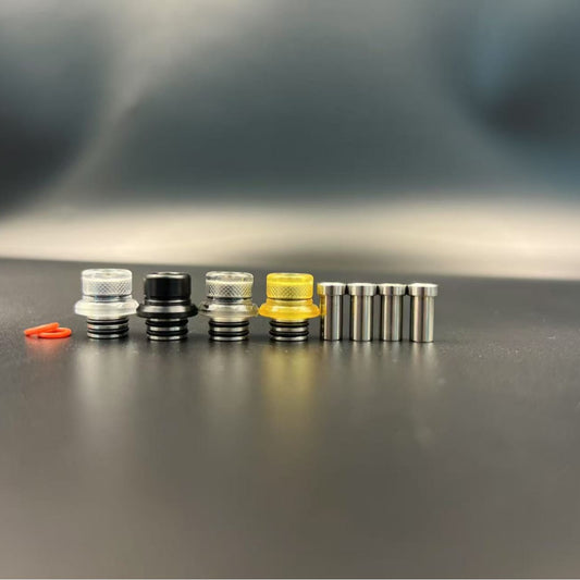 DDSX Mission Replaceable Air Hole 510 Drip Tip with BB Decoration and 4 Airflow Channel Accessory