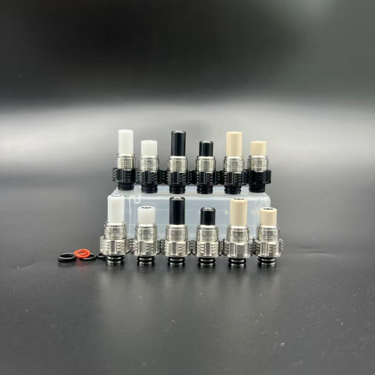 DDSX 510 Integrated Adapter Kit Short/Long Drip Tips 316 Stainless Steel