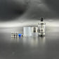 DDSX Netsu RTA Atomizer OD22mm 316 Stainless Steel Black with 1.0/1.2/1.5/1.8/2.0mm Airflow Control Screws