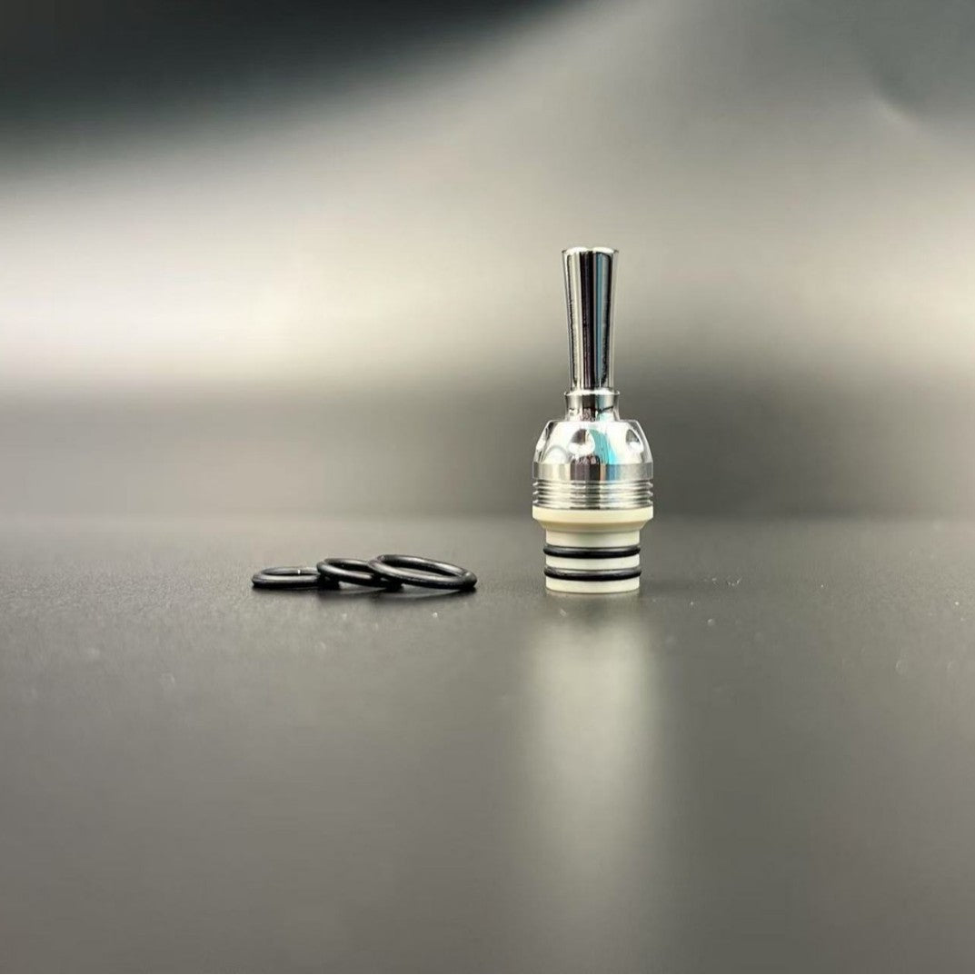 DDSX New Battery Mount 510 Drip Tip 360° Rotatable Direction Stainless Steel Mouthpiece