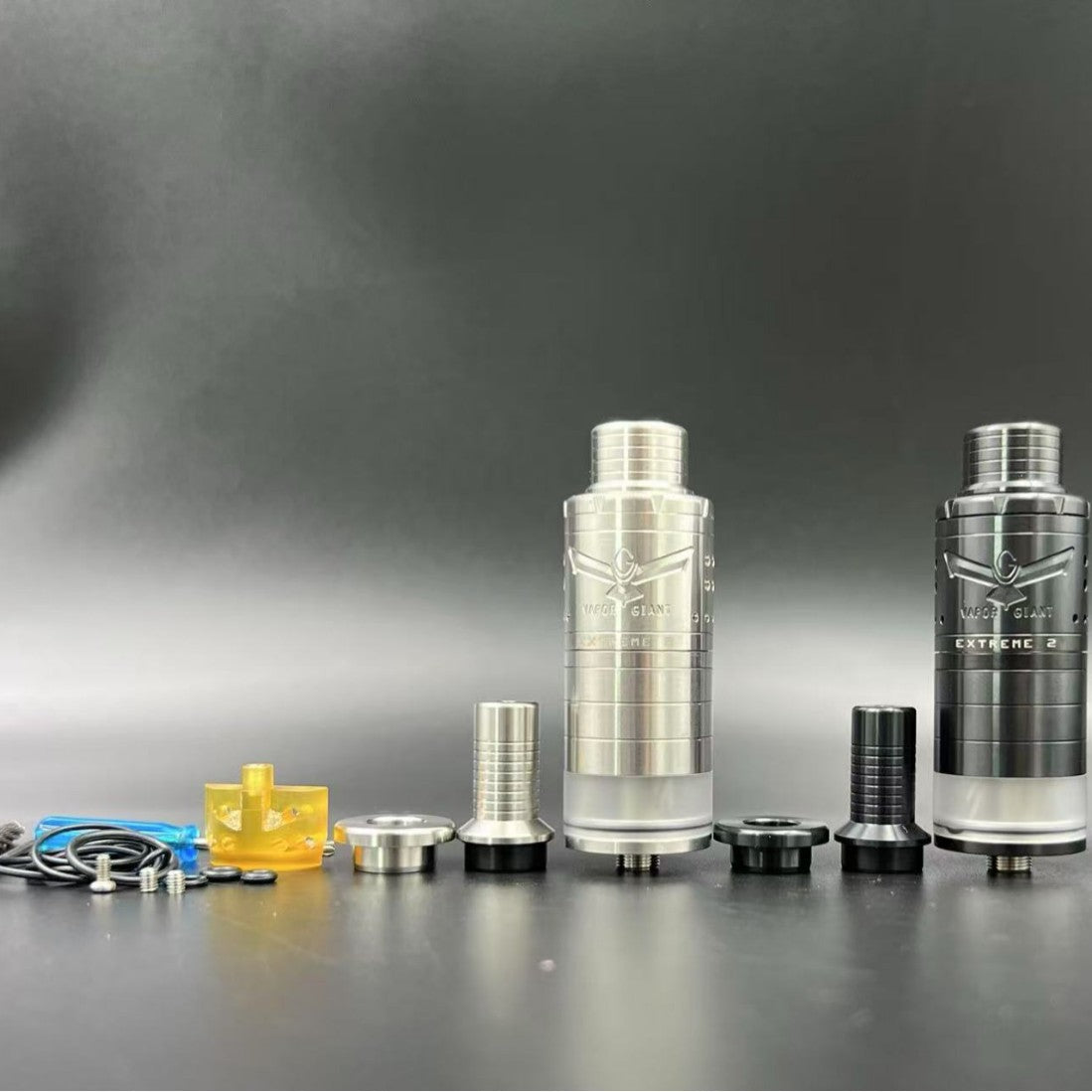 DDSX VG extreme v2 Atomizer 23mm 510 Thread Single Coil 316 Stainless Steel Electrode Post