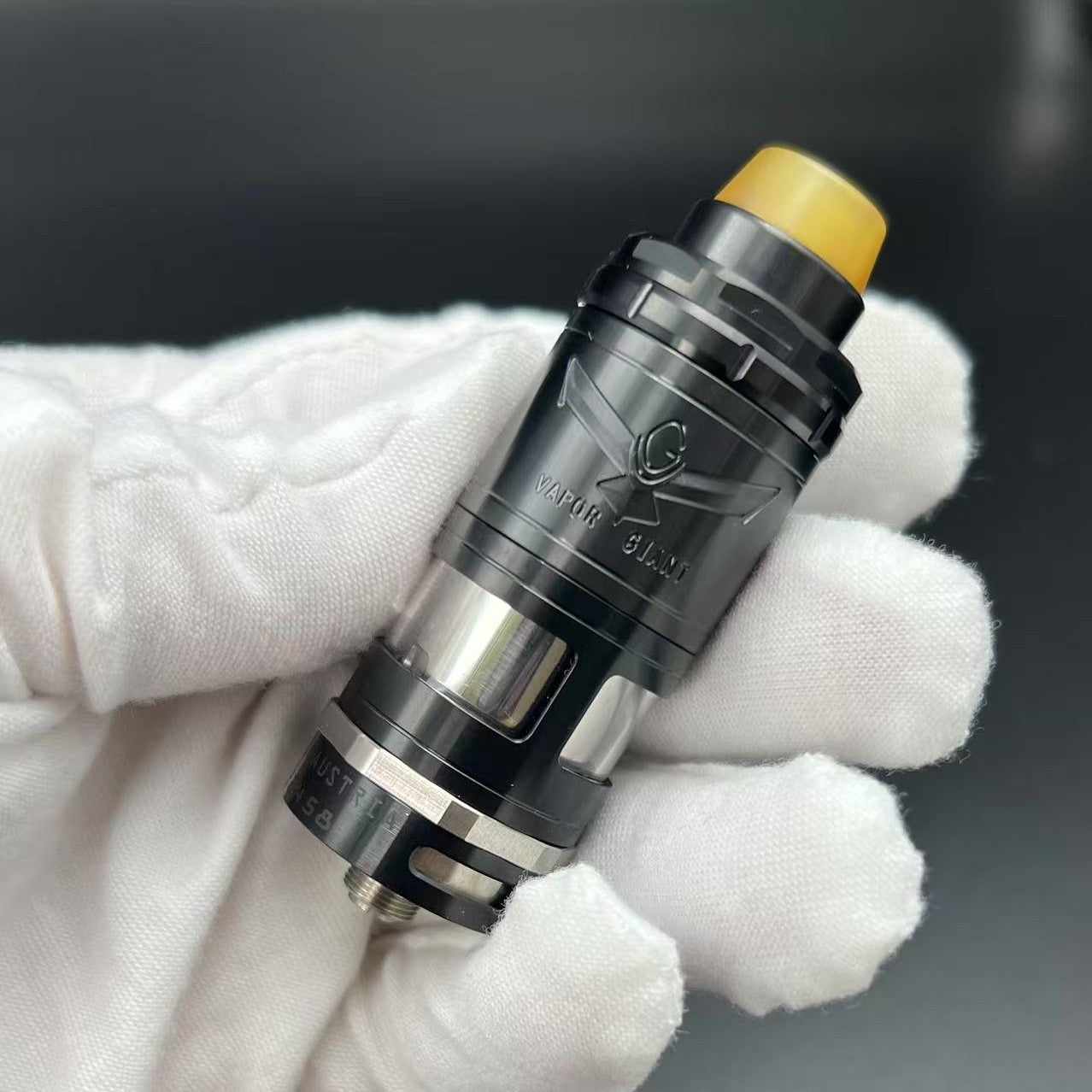 DDSX VG V6S Durable Stainless Steel RTA Atomizer, 24mm Diameter Rebuildable Tank