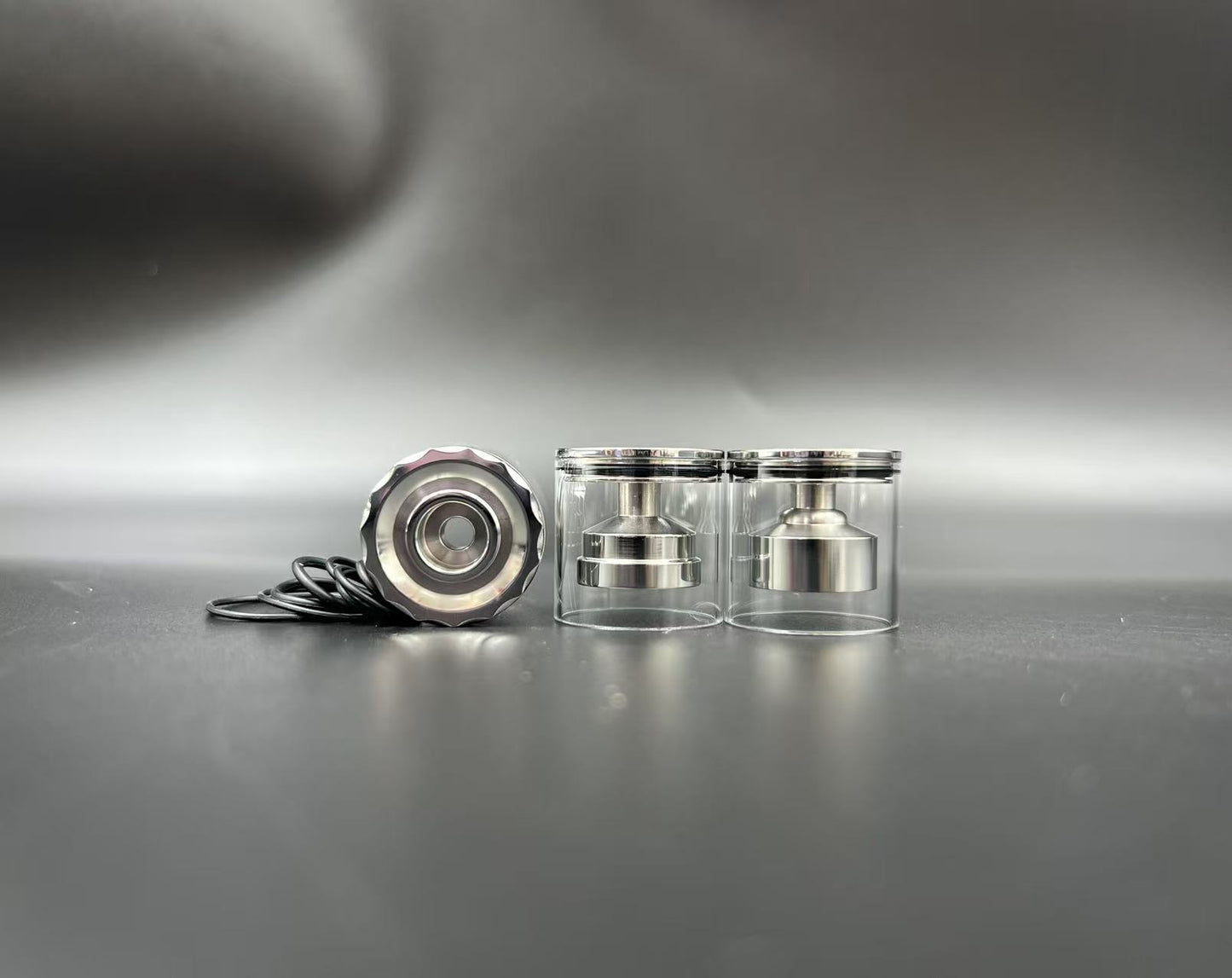 DDSX 316 Polished Stainless Steel Diplomat RDL/MTL Top-Fill Short Tank with 3 Chambers, 1 Short Tube &1 Top Cap