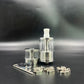DDSX Dvarw MTL FL 24mm Stainless Steel Coil Head Atomizer with 11 Air Intake Parts Black White Style