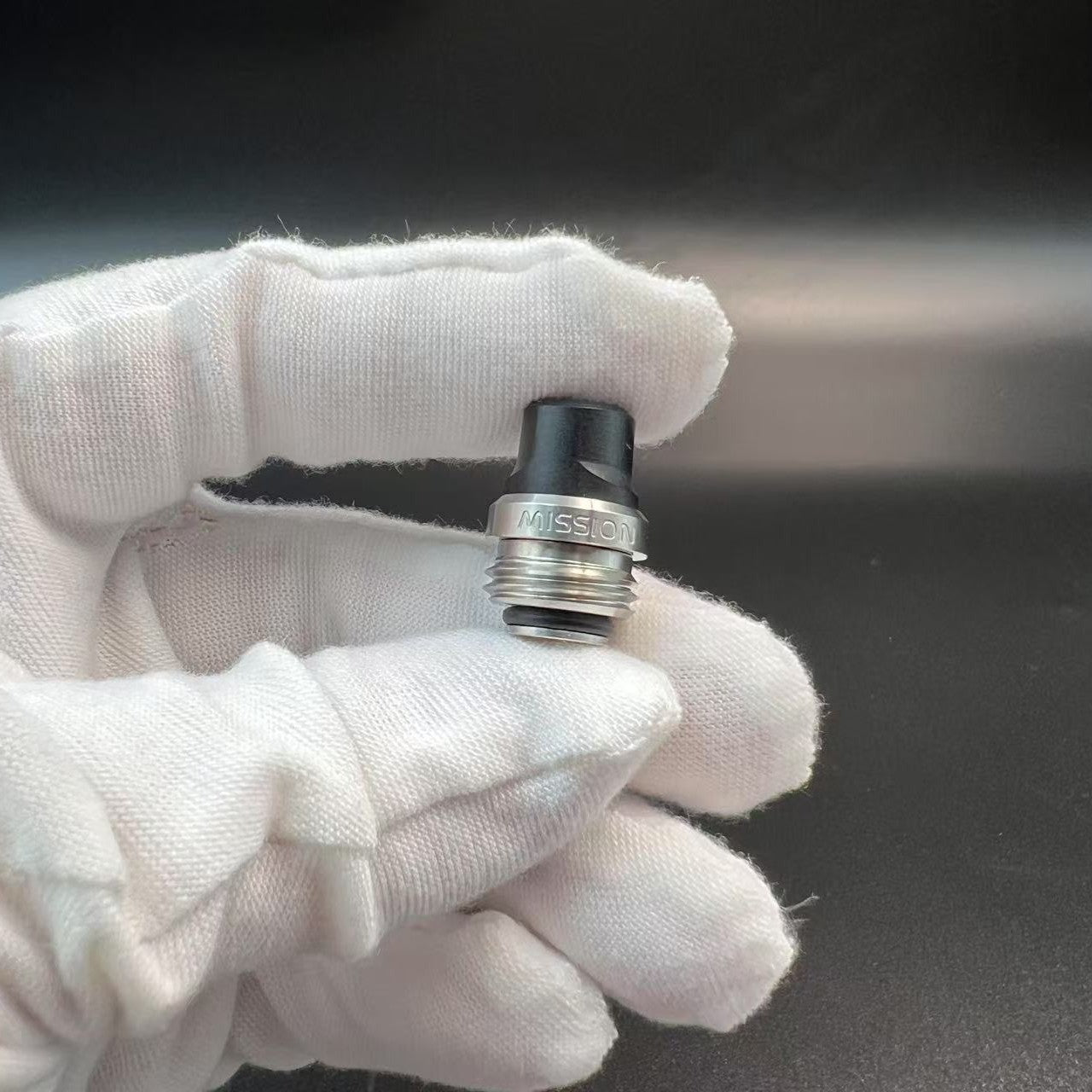 DDSX Mission Series Quick-Release Drip Tip 316 Stainless Steel Plastic PEEK Mouthpiece