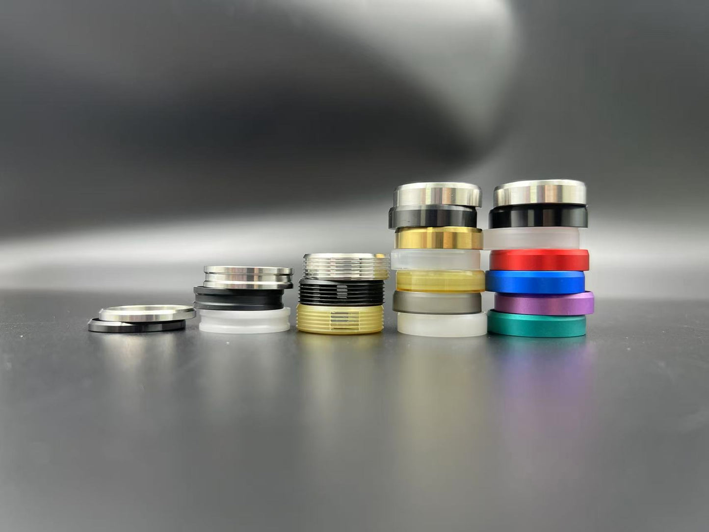 DDSX Typhoon Ring Texture Ring Striped Ring Armor 24mm Decorative Ring for 22mm Stainless Steel