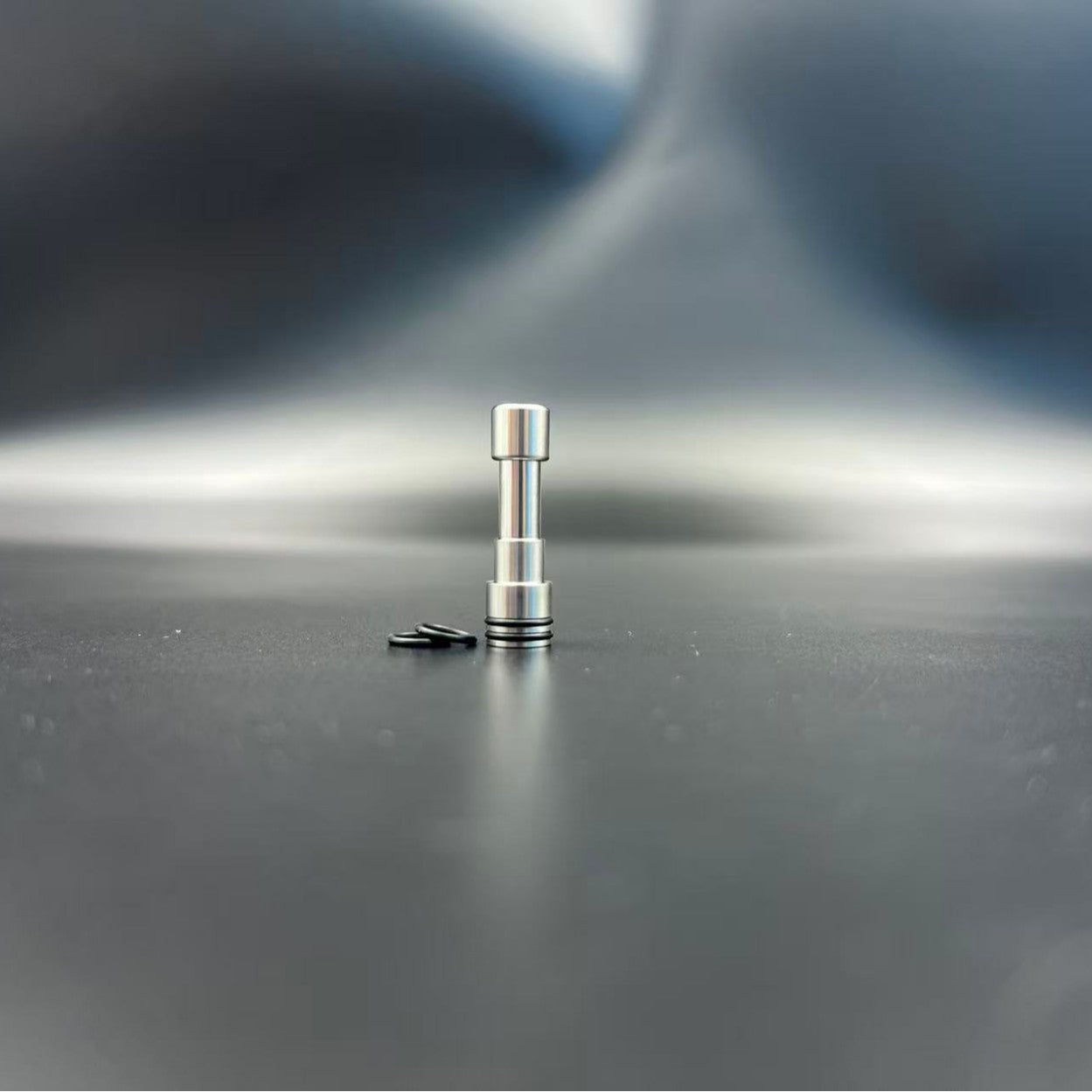 DDSX New 510 Hammer-style Long Detachable Stainless Steel POM PEEK Drip Tip with Replacement Drip Head