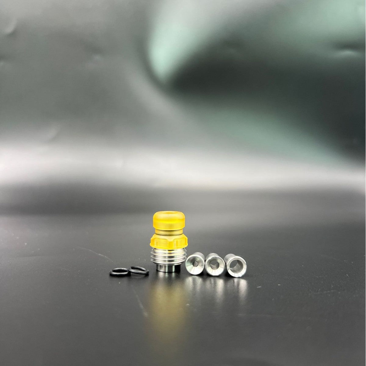 DDSX Mission Button Quick-Release Drip Tip Stainless Steel Plastic PEI PEEK Heat Insulation with Plug Mouthpiece